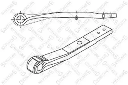 STELLOX 8455629SX Многолистовая рессора