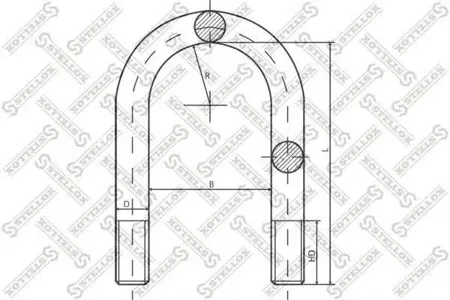 STELLOX 8464228SX Стремянка рессоры