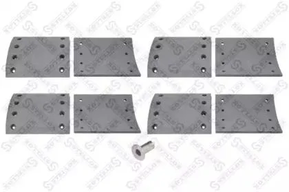 STELLOX 8501081SX Комплект торм. башмаков барабан. тормоза