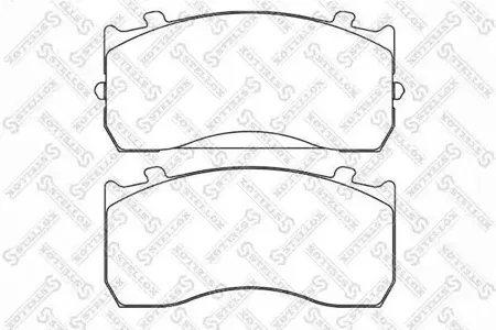 STELLOX 8501420SX колодки дисковые без рк 29115 с увел.ресурсом Mercedes ATEGOГАЗ-33104 ВалдайKNORR SB5000