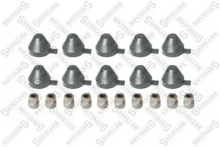 STELLOX 8510358SX Колпачок маслосъемный рк диcк.тормоза 20(мр)K003902 10 крышки D35, 10адаптеры SN6SN7SK7