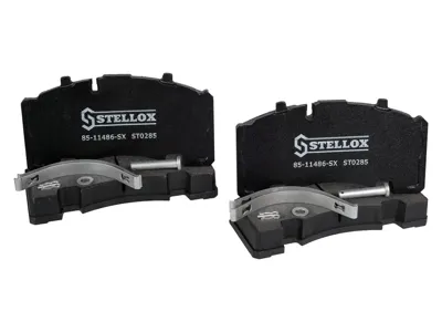 STELLOX 8511486SX 85-11486-SX колодки дисковые 29308 двойной паз, увел. ресурс, с рк BPW, KNORR SB4309T (SK7)