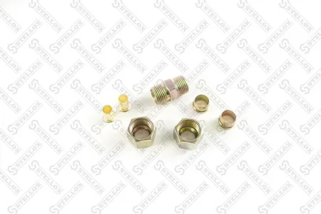 STELLOX 8521209SX фитинг соединитель резьб.прямой (м) D12x1.5-D12x1.5 ,под ключ с 2 втулками опорн.