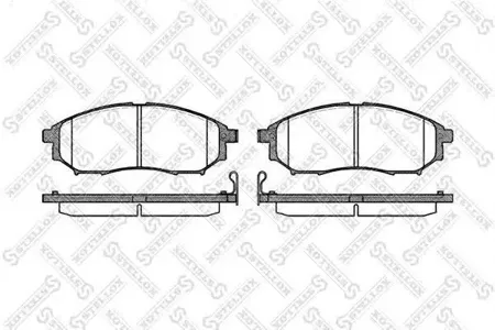 STELLOX 863014SX Колодки торм.передние =852 14=FDB1881 [41060EB325] Nissan Murano 3.5 4WD 05>