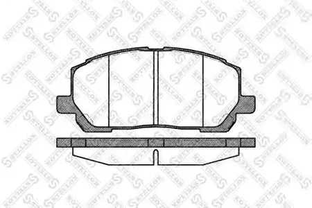 STELLOX 866000SX Колодки торм.передние =855 00=D2231-01 [0446548090] Lexus RX300 V6 00-01