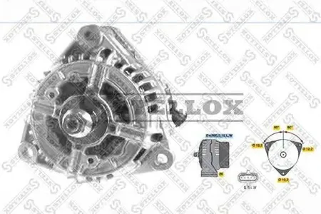 STELLOX 8802305SX генератор 28V 90A с регулятором Bosch MAN F2000 D2866LF34D2876LF06 09.99->