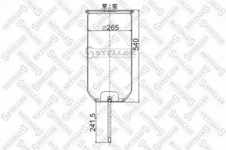 STELLOX 9049110SX Кожух пневматической рессоры