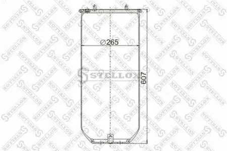 STELLOX 9049130SX Кожух пневматической рессоры