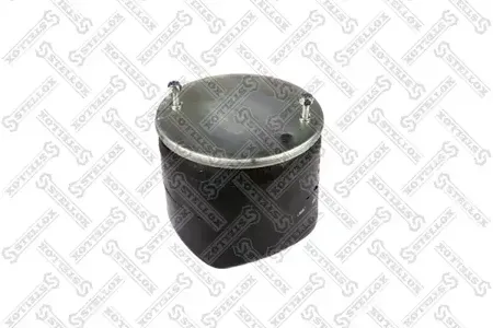 STELLOX 9086082SX пневмоподушка со стак. Пласт. 2шп.M12x1.75, 1шп.шт.M12x1.5,низ.2отв.ROR