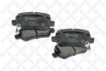 STELLOX 968002BSX Колодки торм.задние Opel Astra H 1.4 16v1.6 16v1.8 16v 03.04> Meriva A 1.4 16v 05.03>
