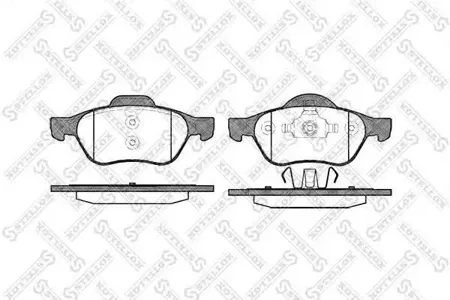 STELLOX 973000SX Колодки торм.передние =962 00=FDB1440 Renault Laguna 1.6i1.8i1.9DCi 01> диск 15'