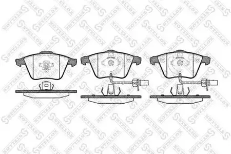 STELLOX 975012SX Колодки торм.передние Audi A8 3.0-4.0DT 02> Disc 360x34