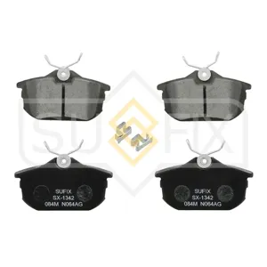 SUFIX SX1342 Колодки торм. Mitsubishi Colt 04> Smart Forfour 05> Volvo S40V40 задние