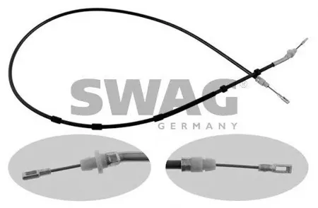 SWAG 10934394 Трос ручного тормоза L