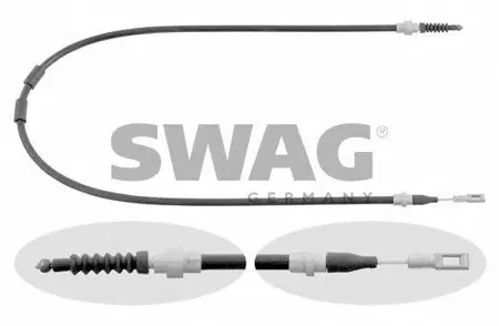 SWAG 30926455 Трос ручного тормоза