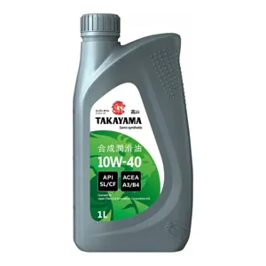 TAKAYAMA 605525 Takayama 10W40 (1L) масло моторное п/синт. API SL/CF, ACEA A3/B4, MB 229.1
