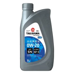 TAKAYAMA 605553 Масло моторное SAE 0W-20 ILSAC GF-5. API SN пластик  1л
