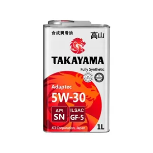 TAKAYAMA 605584 Масло моторное синт. (1L) ADAPTEC 5W30 SNGF-5