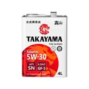 TAKAYAMA 605585 Масло моторное Adaptec 5W-30 GF-5 SN 4л (металл)