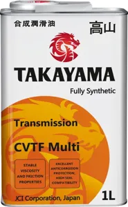 TAKAYAMA 605604 Takayama Transmission CVTF Multi (1L) (металл) жидкость гидравлическая синт.