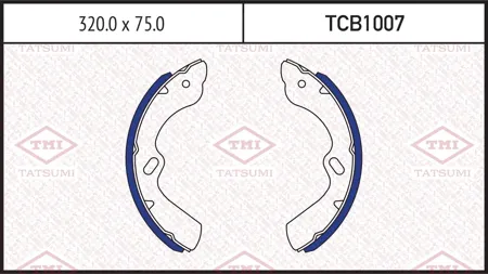 TATSUMI TCB1007 Колодки торм.барабанные