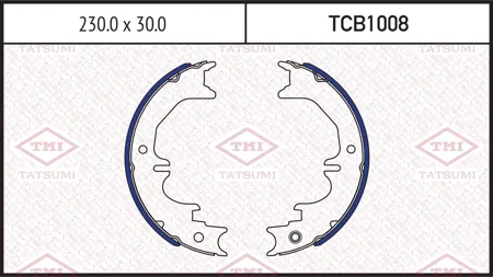 TATSUMI TCB1008 Колодки торм.барабанные
