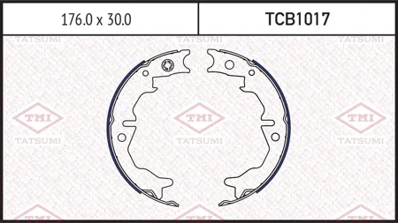 TATSUMI TCB1017 Колодки торм.барабанные