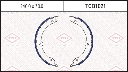 TATSUMI TCB1021 Колодки торм.барабанные Toyota Land Cruiser 08>