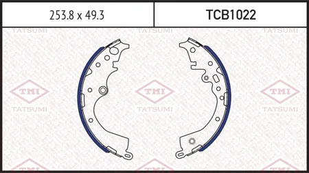 TATSUMI TCB1022 Колодки торм.барабанные