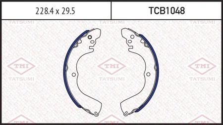 TATSUMI TCB1048 Колодки торм.барабанные