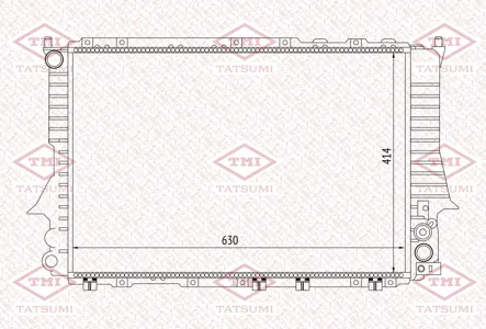 TATSUMI TGA1159 Радиатор охлаждения