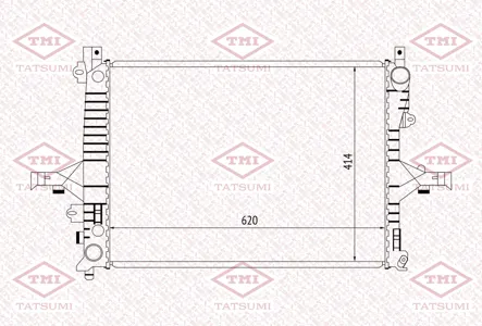 TATSUMI TGA1202 Радиатор охлаждения