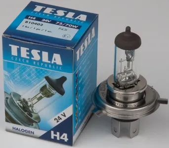 TESLA TECHNICS B10402 Лампа накаливания H4 24В 7570Вт