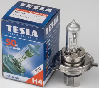 TESLA TECHNICS B30401 Лампа накаливания H4 50 P43T 60 55W