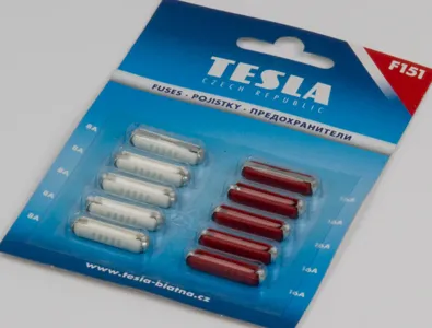 TESLA TECHNICS F151 ПРЕДОХРАНИТЕЛИ TESLA КРУГЛЫЕ (5х8A 5х16А) БЛИСТЕР