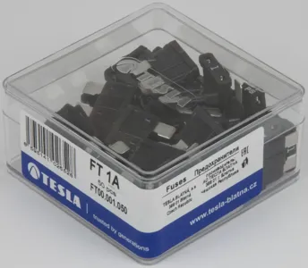 TESLA TECHNICS FT00001050 комплект предохранителей 50 шт. 1A плоские ATO