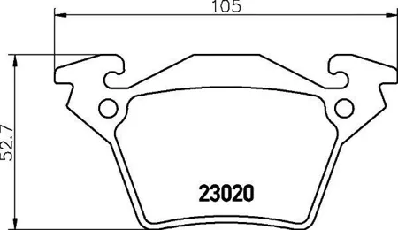TEXTAR 2302001 Колодки дисковые