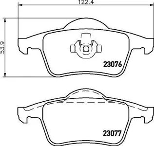 TEXTAR 2307602 Колодки дисковые