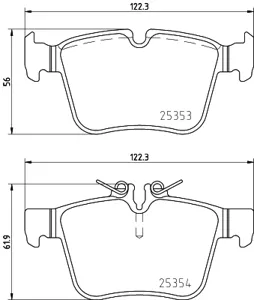 TEXTAR 2535303 Колодки торм.