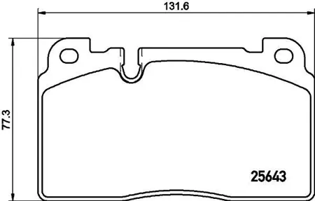 TEXTAR 2564302 Колодки торм. Audi Q5 12- перед.