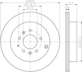 TEXTAR 92180903 Диск торм.задний Mazda CX-7 2.3-2.5 06>
