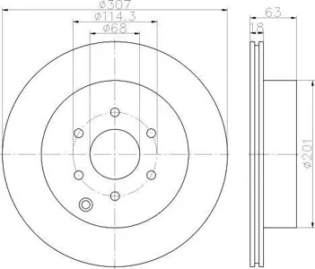 TEXTAR 92181603 Диск тормозной задн. Nissan Pathfinder 2.5-4.0iDCi 05>