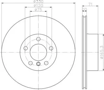 TEXTAR 92256303 Диск торм.задний вентилир. BMW F25 2.0i2.8i3.51.8D2.0D3.0D3.5D 10>