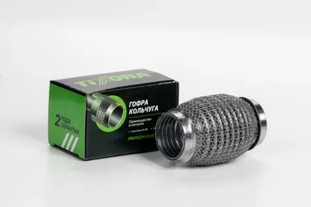 TIXONA P40100WM Гофра 40100 (AISI 304 wire mesh, interlock)