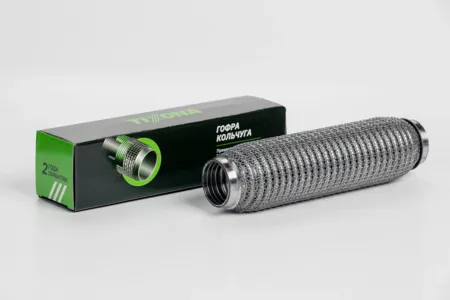 TIXONA P40350WM Гофра 40350 (AISI 304 wire mesh, interlock)