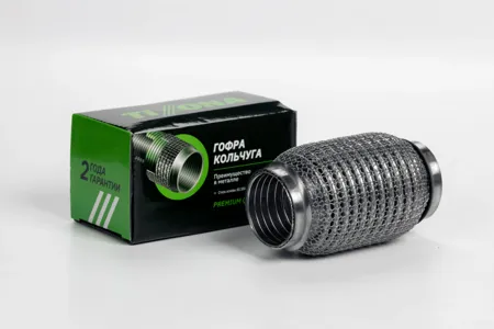TIXONA P45120WM Гофра выхлопной системы ГОФРА 45120 (AISI 304 WIRE MESH INTERLOCK)