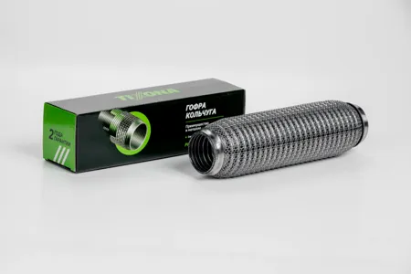 TIXONA P45230WM Гофра выхлопной системы ГОФРА 45230 (AISI 304 WIRE MESH INTERLOCK)