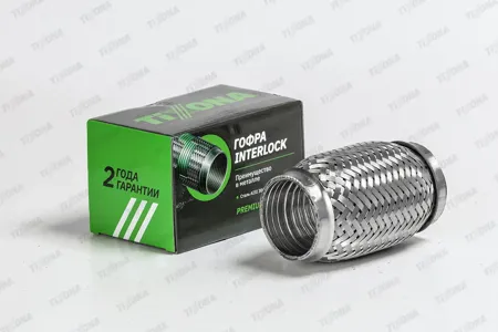 TIXONA P50120 Труба гофрированная с внутренним металлорукавом (без патрубков) 51X120