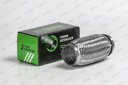 TIXONA P50150 Труба гофрированная с внутренним металлорукавом (без патрубков) 51X152