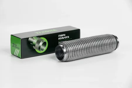 TIXONA P55280WM Гофра выхлопной системы ГОФРА 55280 (AISI 304 WIRE MESH INTERLOCK)